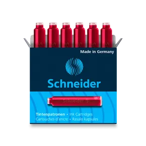 Atramentové bombičky Schneider, 6 ks červené